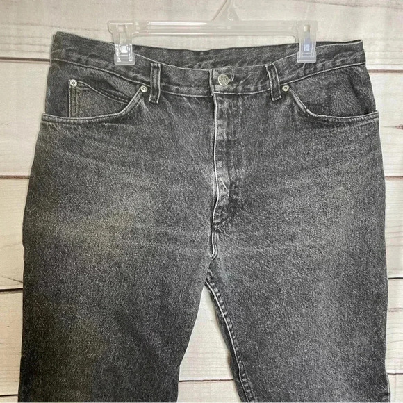 Lee Mens Black Jeans 38x32 Regular Fit - Picture 2 of 10